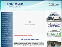 Tablet Screenshot of haliyikama24.com